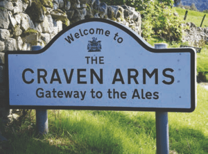 Craven Arms Sign
